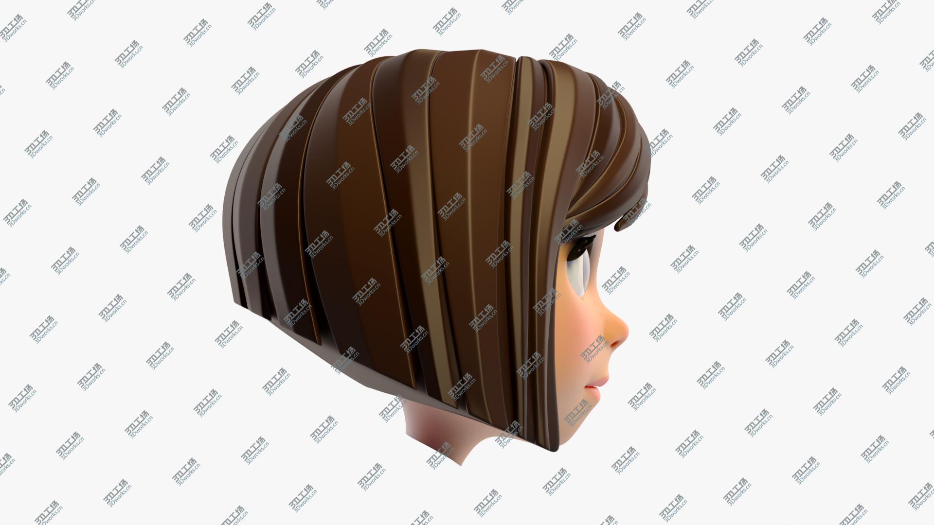images/goods_img/2021040164/Girl Cartoon Head 3D model/3.jpg